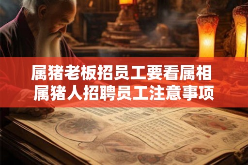 属猪老板招员工要看属相 属猪人招聘员工注意事项 属猪老板招员工要看属相 属猪人招聘员工注意事项