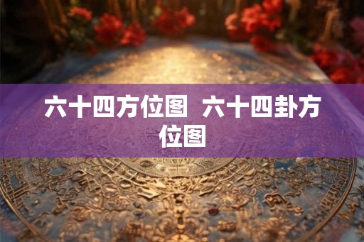 六十四方位图  六十四卦方位图