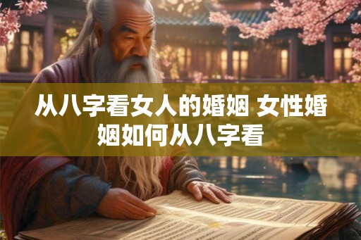 从八字看女人的婚姻 女性婚姻如何从八字看