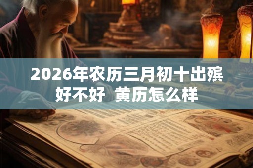 2026年农历三月初十出殡好不好  黄历怎么样