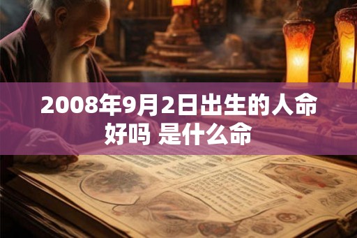2008年9月2日出生的人命好吗 是什么命