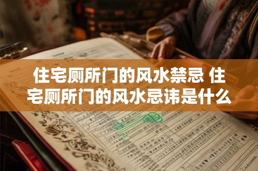 住宅厕所门的风水禁忌 住宅厕所门的风水忌讳是什么
