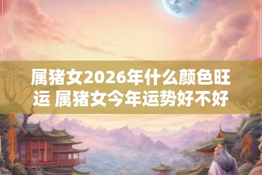 属猪女2026年什么颜色旺运 属猪女今年运势好不好 属猪女2026年什么颜色旺运 属猪女今年运势好不好