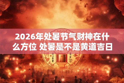 2026年处暑节气财神在什么方位 处暑是不是黄道吉日