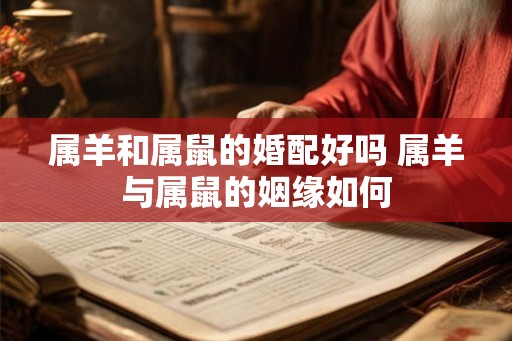 属羊和属鼠的婚配好吗 属羊与属鼠的姻缘如何 属羊和属鼠的婚配好吗 属羊与属鼠的姻缘如何