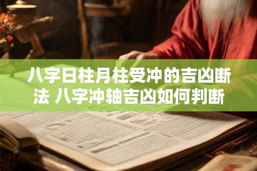 八字日柱月柱受冲的吉凶断法 八字冲轴吉凶如何判断