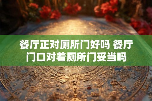 餐厅正对厕所门好吗 餐厅门口对着厕所门妥当吗