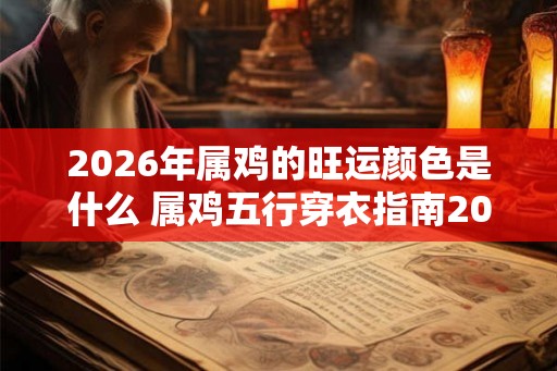 2026年属鸡的旺运颜色是什么 属鸡五行穿衣指南2026！