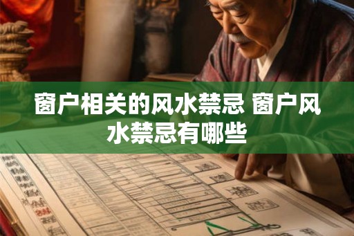 窗户相关的风水禁忌 窗户风水禁忌有哪些 窗户相关的风水禁忌 窗户风水禁忌有哪些