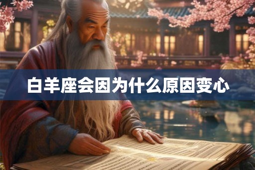 白羊座会因为什么原因变心