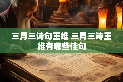 三月三诗句王维 三月三诗王维有哪些佳句 三月三诗句王维 三月三诗王维有哪些佳句
