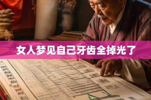 女人梦见自己牙齿全掉光了