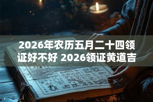 2026年农历五月二十四领证好不好 2026领证黄道吉日推荐