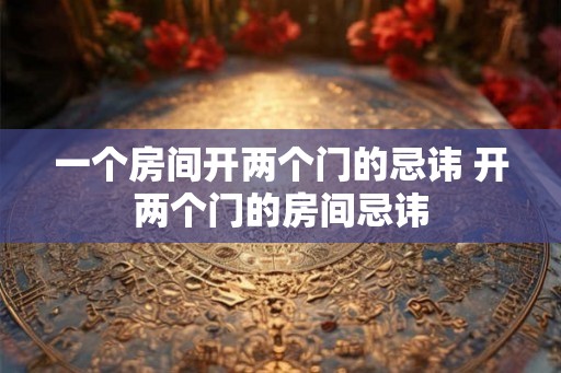 一个房间开两个门的忌讳 开两个门的房间忌讳