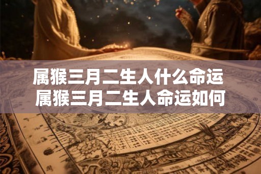 属猴三月二生人什么命运 属猴三月二生人命运如何