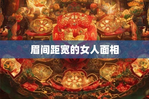 眉间距宽的女人面相