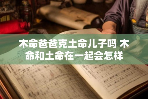 木命爸爸克土命儿子吗 木命和土命在一起会怎样