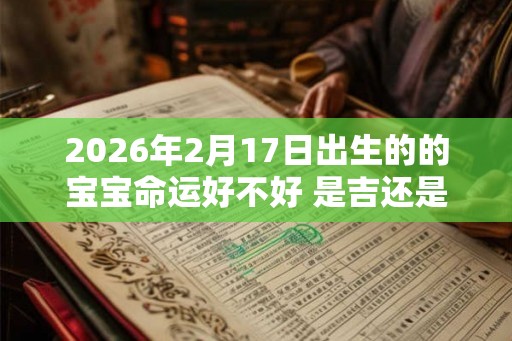 2026年2月17日出生的的宝宝命运好不好 是吉还是凶