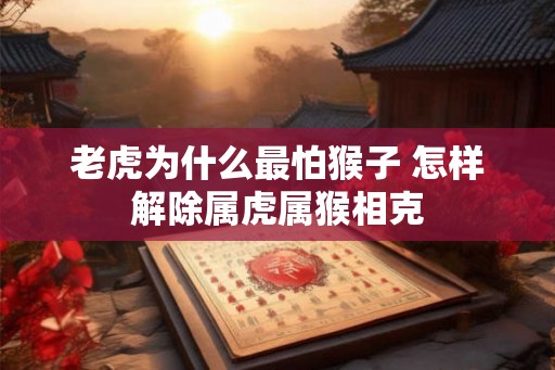 老虎为什么最怕猴子 怎样解除属虎属猴相克