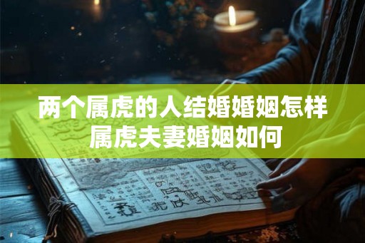 两个属虎的人结婚婚姻怎样 属虎夫妻婚姻如何 两个属虎的人结婚婚姻怎样 属虎夫妻婚姻如何