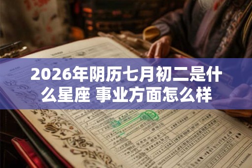 2026年阴历七月初二是什么星座 事业方面怎么样
