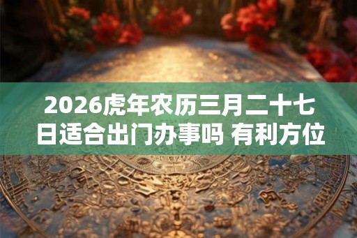 2026虎年农历三月二十七日适合出门办事吗 有利方位在哪里