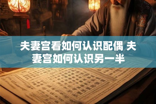 夫妻宫看如何认识配偶 夫妻宫如何认识另一半