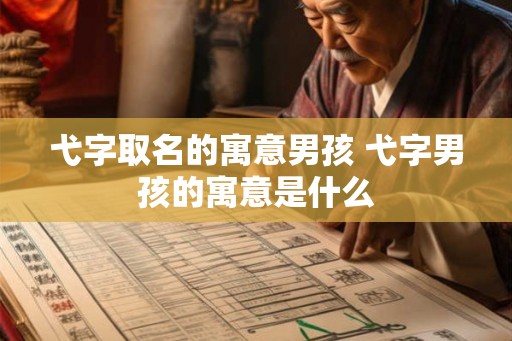 弋字取名的寓意男孩 弋字男孩的寓意是什么