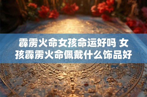 霹雳火命女孩命运好吗 女孩霹雳火命佩戴什么饰品好 霹雳火命女孩命运好吗 女孩霹雳火命佩戴什么饰品好