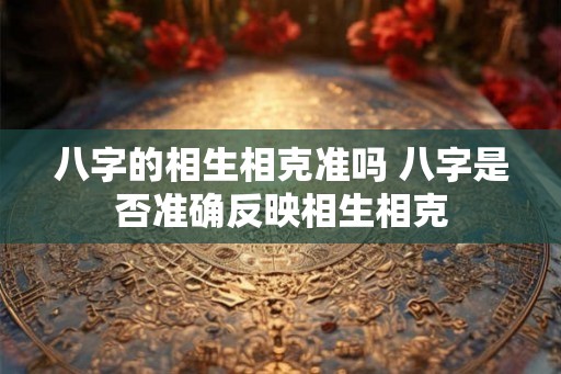 八字的相生相克准吗 八字是否准确反映相生相克 八字的相生相克准吗 八字是否准确反映相生相克