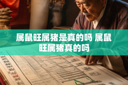 属鼠旺属猪是真的吗 属鼠旺属猪真的吗