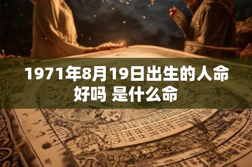 1971年8月19日出生的人命好吗 是什么命