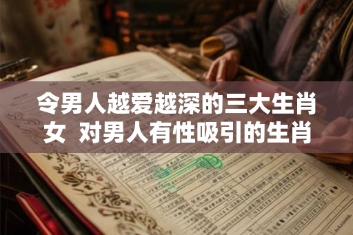 令男人越爱越深的三大生肖女  对男人有性吸引的生肖女