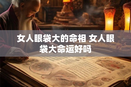 女人眼袋大的命相 女人眼袋大命运好吗