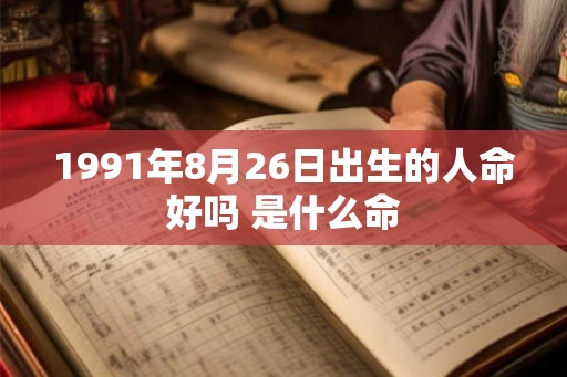 1991年8月26日出生的人命好吗 是什么命