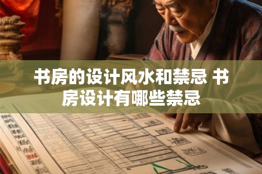 书房的设计风水和禁忌 书房设计有哪些禁忌