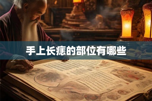 手上长痣的部位有哪些
