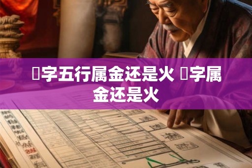 瑄字五行属金还是火 瑄字属金还是火