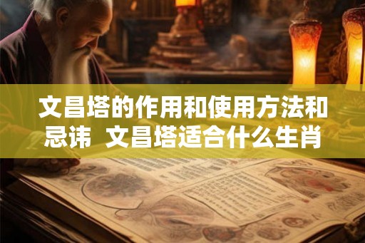 文昌塔的作用和使用方法和忌讳  文昌塔适合什么生肖