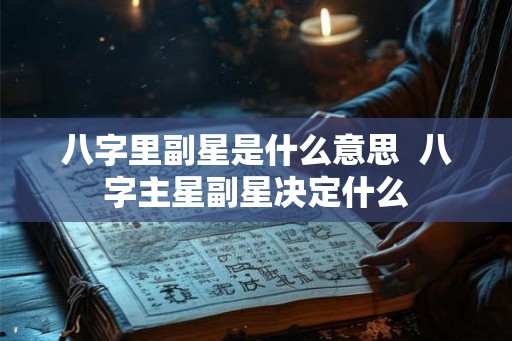 八字里副星是什么意思 八字主星副星决定什么 八字里副星是什么意思 八字主星副星决定什么