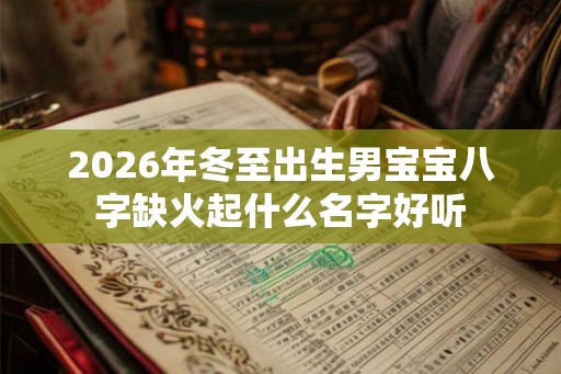 2026年冬至出生男宝宝八字缺火起什么名字好听 2026年冬至出生男宝宝八字缺火起什么名字好听