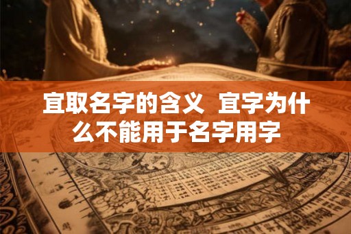 宜取名字的含义  宜字为什么不能用于名字用字