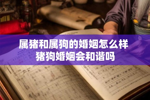 属猪和属狗的婚姻怎么样 猪狗婚姻会和谐吗