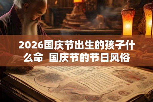2026国庆节出生的孩子什么命 国庆节的节日风俗 2026国庆节出生的孩子什么命 国庆节的节日风俗