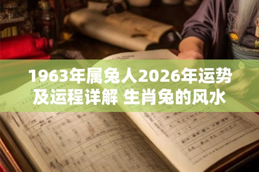 1963年属兔人2026年运势及运程详解 生肖兔的风水吉位