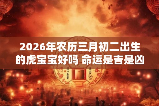 2026年农历三月初二出生的虎宝宝好吗 命运是吉是凶