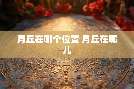 月丘在哪个位置 月丘在哪儿