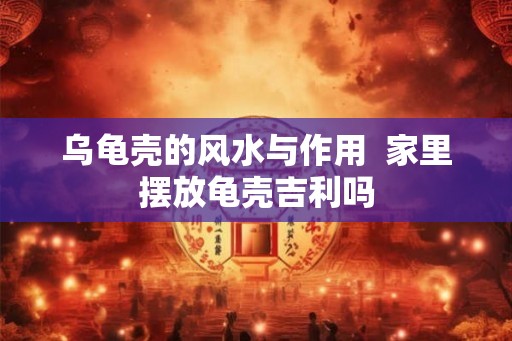 乌龟壳的风水与作用 家里摆放龟壳吉利吗 乌龟壳的风水与作用 家里摆放龟壳吉利吗