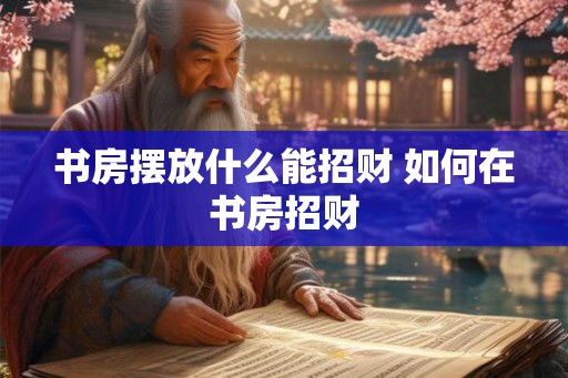 书房摆放什么能招财 如何在书房招财 书房摆放什么能招财 如何在书房招财