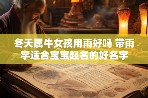 冬天属牛女孩用雨好吗 带雨字适合宝宝起名的好名字 冬天属牛女孩用雨好吗 带雨字适合宝宝起名的好名字